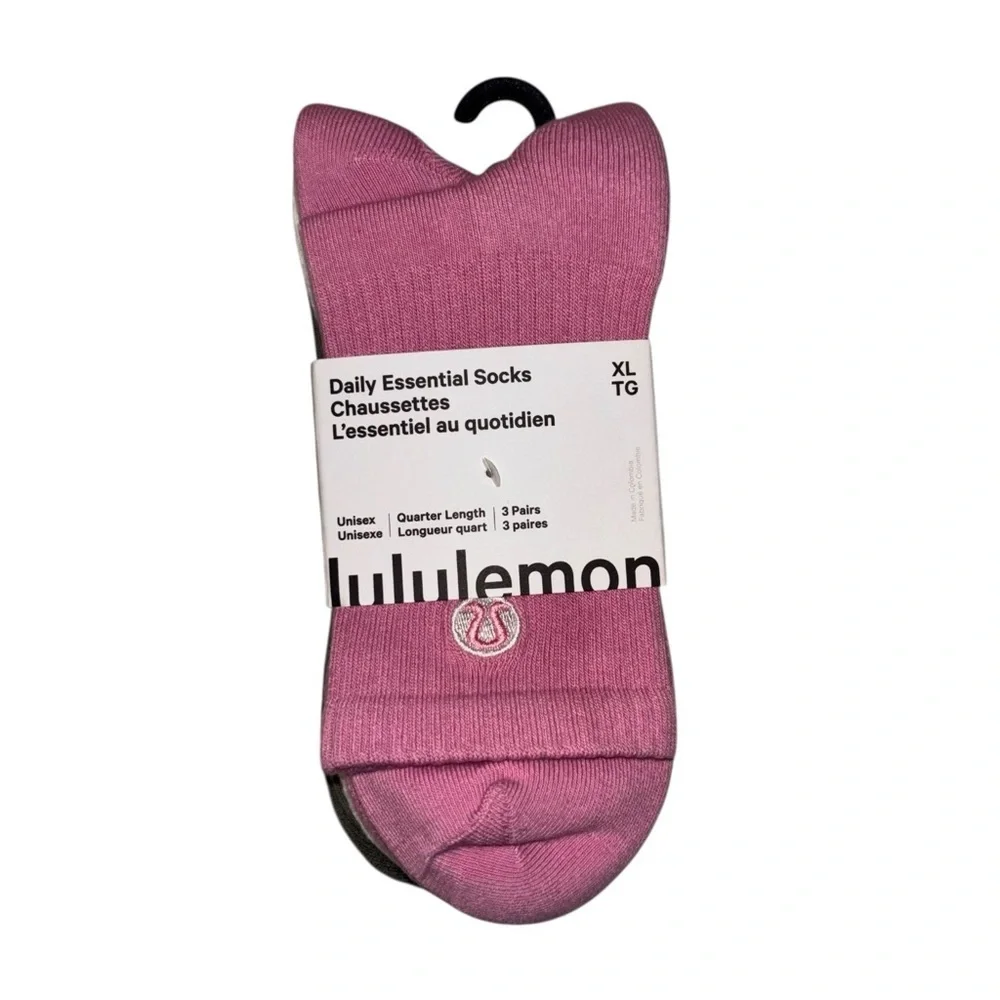 lululemon athletica Daily Essential 3pack socks